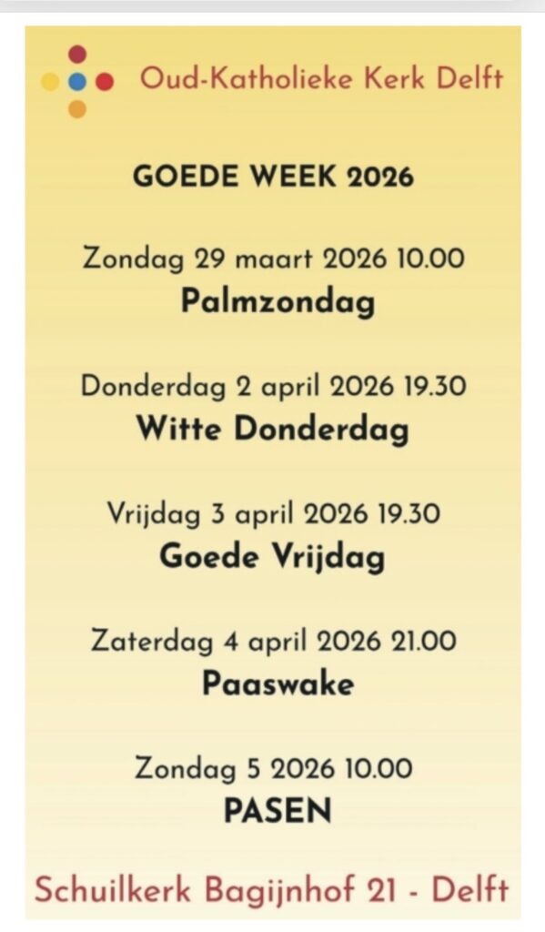 Goede Week OKK Delft 2026