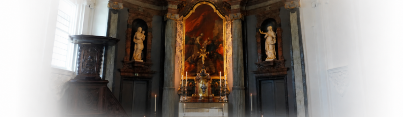 Schuilkerk Bagijnhof Binnenkant van de Schuilkerk Bagijnhof