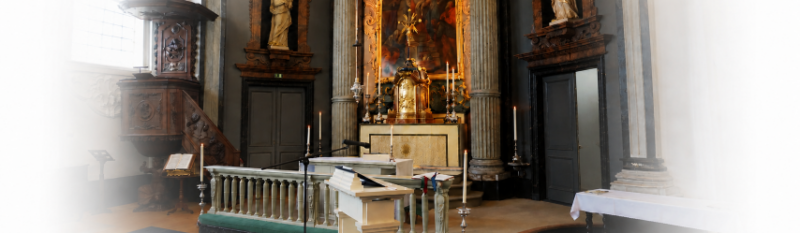 Schuilkerk Bagijnhof Binnenkant van de Schuilkerk Bagijnhof