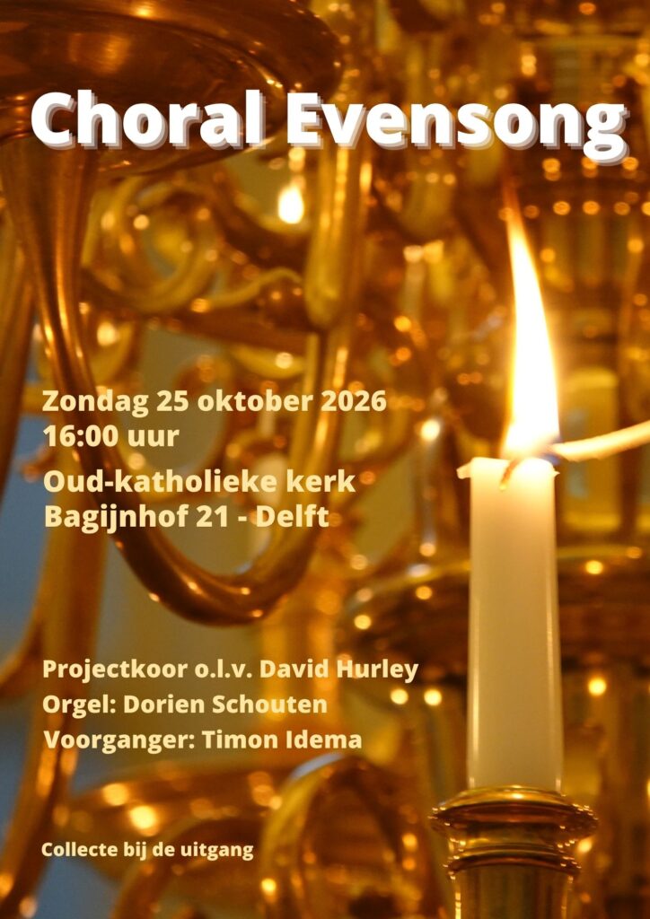 Choral Evensong 25 oktober met David Hurley 